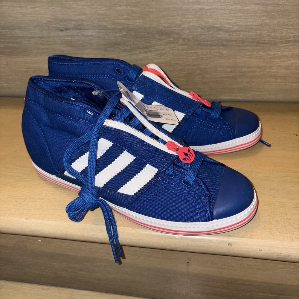 Adidas Vanity Vulc Mid II Women's Size 10 Royal Blue White Pink G65817